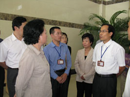 省領(lǐng)導(dǎo)、市領(lǐng)導(dǎo)來(lái)我司進(jìn)行視察、指導(dǎo)