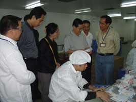 省領(lǐng)導(dǎo)、市領(lǐng)導(dǎo)來我司進(jìn)行視察、指導(dǎo)